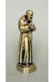 Statua Padre Pio Benedicente bronzata 30cm